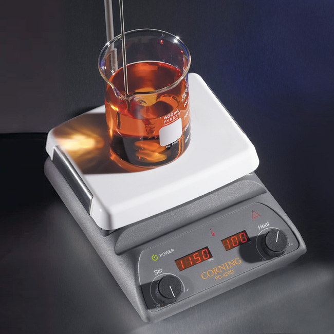 Corning® 5 x 7 Inch Top PC-420D Stirring Hot Plate with Digital Displays