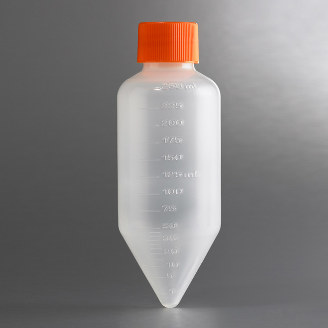 Corning® 250mL PP Centrifuge Tubes with Plug Seal Cap, [Sterile, 6/Pack, 102/Case]